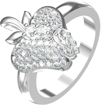30% OFF on Kirati Silver Platinum Plated Ring
