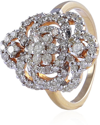 19% OFF on Jisha The Promise Gold Diamond 14 K Ring