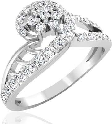 31% OFF on Forevercarat Fashionable Silver Sterling Silver Plated Ring