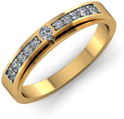 KuberBox Channel Gold 18 K Ring