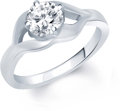 70% OFF on VK Jewels Alloy Rhodium Plated Ring