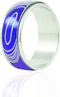 60% OFF on Alphaman Make a Lasting Impression Dual Tone Silver Metal, Alloy Ring