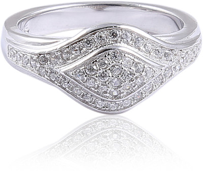 28% OFF on Jisha Sterling Silver Zircon Ring