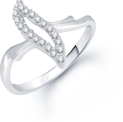 69% OFF on VK Jewels Alloy Rhodium Plated Ring