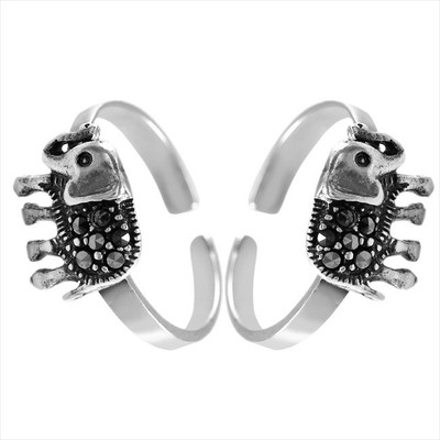 54% OFF on 925 Silver Round Shaped Elephant Silver Sterling Silver Plated Toe Ring Set 54% OFF on 925 Silver Round Shaped Elephant Silver Sterling Silver Plated Toe Ring Set