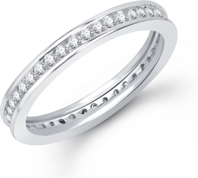 80% OFF on VK Jewels Love Band Alloy Cubic Zirconia K Ring