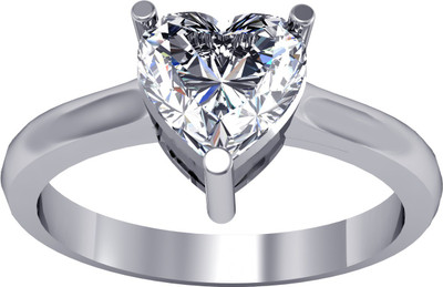 67% OFF on Suvam Jewels Sterling Silver Zircon Rhodium Plated Ring 67% OFF on Suvam Jewels Sterling Silver Zircon Rhodium Plated Ring