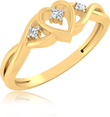 31% OFF on IskiUski Hearts Gold 14K Yellow Gold Plated 14 K Ring