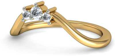 BlueStone The Renata Yellow Gold Diamond 14K Yellow Gold Plated 14 K Ring