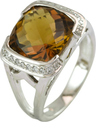 15% OFF on Rakam Gold Diamond 9K White Gold Plated 9 K Ring