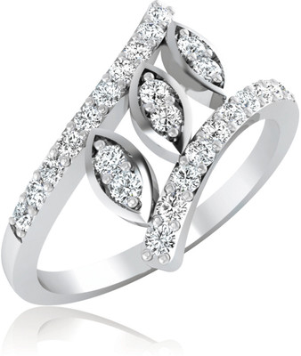31% OFF on Forevercarat Artisan Silver Diamond Sterling Silver Plated Ring