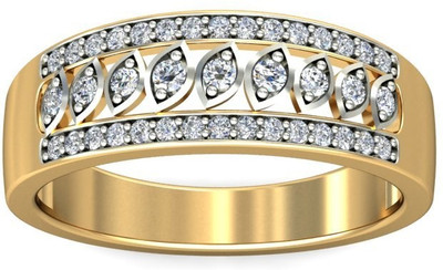 32% OFF on CARATandYOU Gold Diamond 18 K Ring