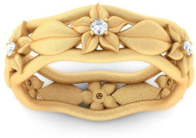 Kreeli Hazel Gold, Yellow Gold Diamond 14 K Ring