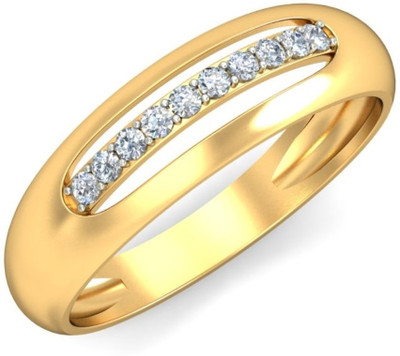 44% OFF on Demira Jewels Eternal Yellow Gold Diamond 14 K Ring