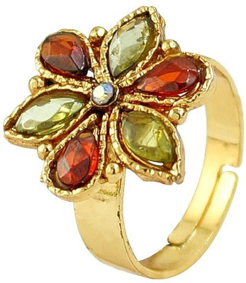 59% OFF on R S Jewels Gold Plated Latest Treand Alloy 22K Yellow Gold Plated Ring