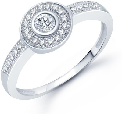 66% OFF on Sukkhi Alloy Cubic Zirconia Rhodium Plated Ring