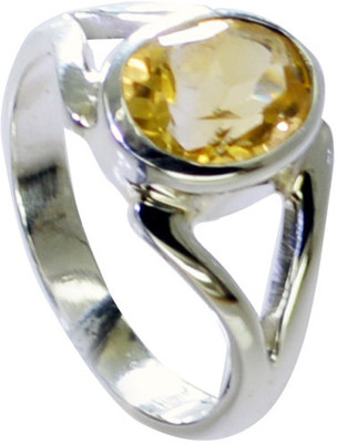 24% OFF on Riyo Symmetricalstar Citrine Sterling Silver Citrine Ring