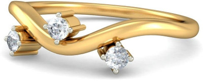 BlueStone The Fabrizia Yellow Gold Diamond 18K Yellow Gold Plated 18 K Ring