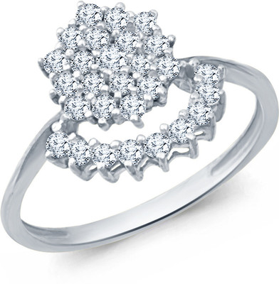 60% OFF on Navvya Sterling Silver Rhodium Plated Ring