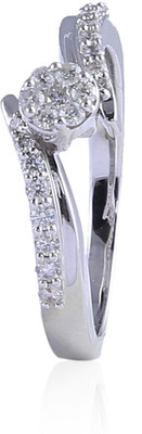 19% OFF on Jisha The Promise Gold Diamond 14 K Ring