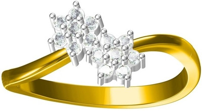 Divaas Gold Gold 18K White Gold Plated 18 K Ring