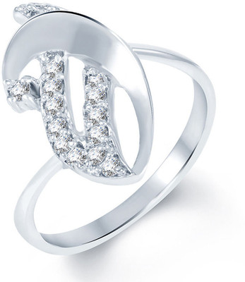 59% OFF on Sukkhi Enchanting Alloy Cubic Zirconia Rhodium Plated Ring