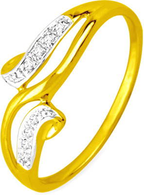 29% OFF on Jpearls Abhi Diamond Yellow Gold 18 K Ring