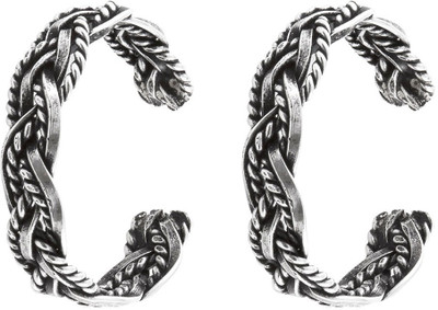75% OFF on YouBella 925 Sterling Silver Toe Ring Set