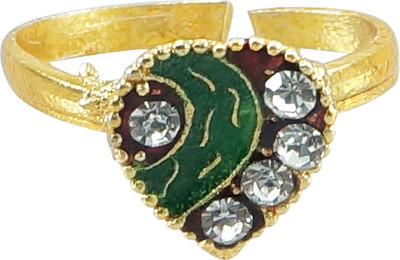 54% OFF on R S Jewels Alloy 18K Yellow Gold Plated Toe Ring