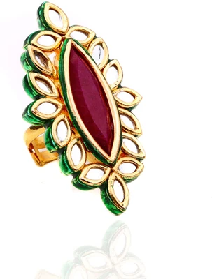 28% OFF on Aapno Rajasthan Alloy Ruby Ring