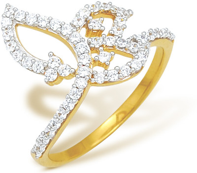 4% OFF on Nishtaa Yellow Gold Cubic Zirconia 22 K Ring