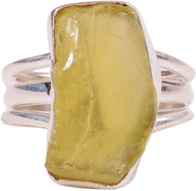 47% OFF on Rubera Silver Topaz Ring