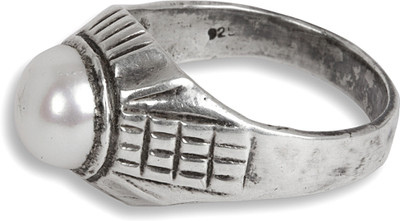 29% OFF on Silverwala Silver Pearl Ring