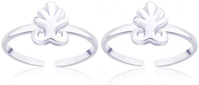 25% OFF on Taraash Leaf Sterling Silver Toe Ring