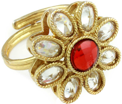 21% OFF on The Art Jewellery Brass 18K Yellow Gold Plated Ring 21% OFF on The Art Jewellery Brass 18K Yellow Gold Plated Ring