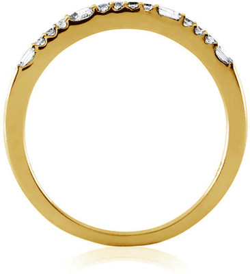 15% OFF on JacknJewel Latest Brilliant Cut Diamond Gold 18K Yellow Gold Plated 18 K Ring