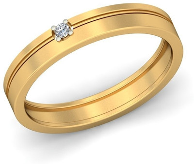 9% OFF on Lovbands Yellow Gold Diamond 18 K Ring