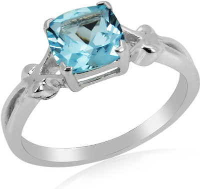 56% OFF on RosesNRibbons Sterling Silver Topaz Rhodium Plated Ring 56% OFF on RosesNRibbons Sterling Silver Topaz Rhodium Plated Ring
