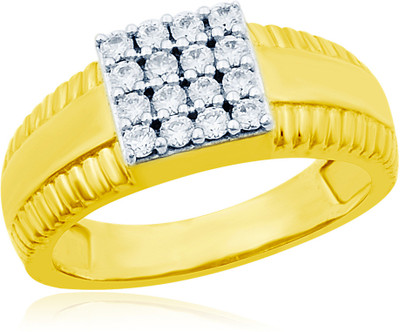 77% OFF on Eldora Alloy Yellow Gold Plated Ring
