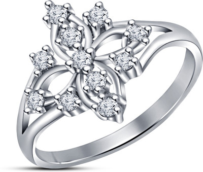 20% OFF on Siover Kusum Sterling Silver NA Rhodium Plated Ring