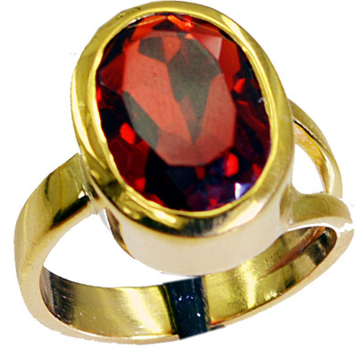 52% OFF on Riyo Magnificentstar Ruby Cz Copper Cubic Zirconia 18K Yellow Gold Plated Ring