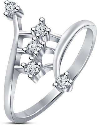 20% OFF on Siover Kusum Sterling Silver NA Rhodium Plated Ring