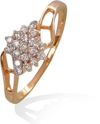 15% OFF on Rakam Yellow Gold Diamond 18K Yellow Gold Plated 18 K Ring