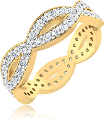 31% OFF on IskiUski Celebrate Band Gold 14K Yellow Gold Plated 14 K Ring