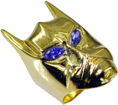 26% OFF on Riyo Takingstar Amethyst Cz Copper Cubic Zirconia 18K Yellow Gold Plated Ring