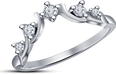 20% OFF on Siover Kusum Sterling Silver NA Rhodium Plated Ring