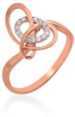 28% OFF on Dhani Rose Gold, White Gold Diamond 18 K Ring