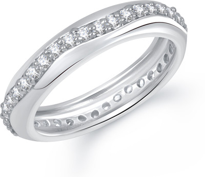 78% OFF on VK Jewels Love B Alloy Cubic Zirconia Rhodium Plated Ring