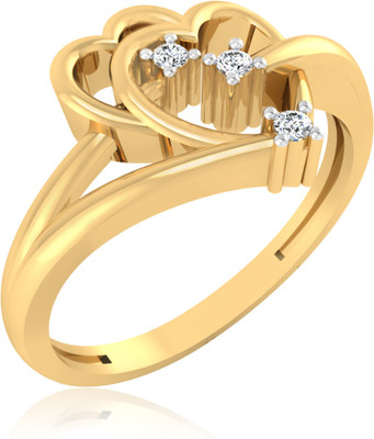 31% OFF on Forevercarat Classic Silver 14K Yellow Gold Plated Ring