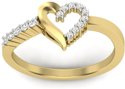 30% OFF on JacknJewel Heartbeat Diamond Gold 18K Yellow Gold Plated 18 K Ring